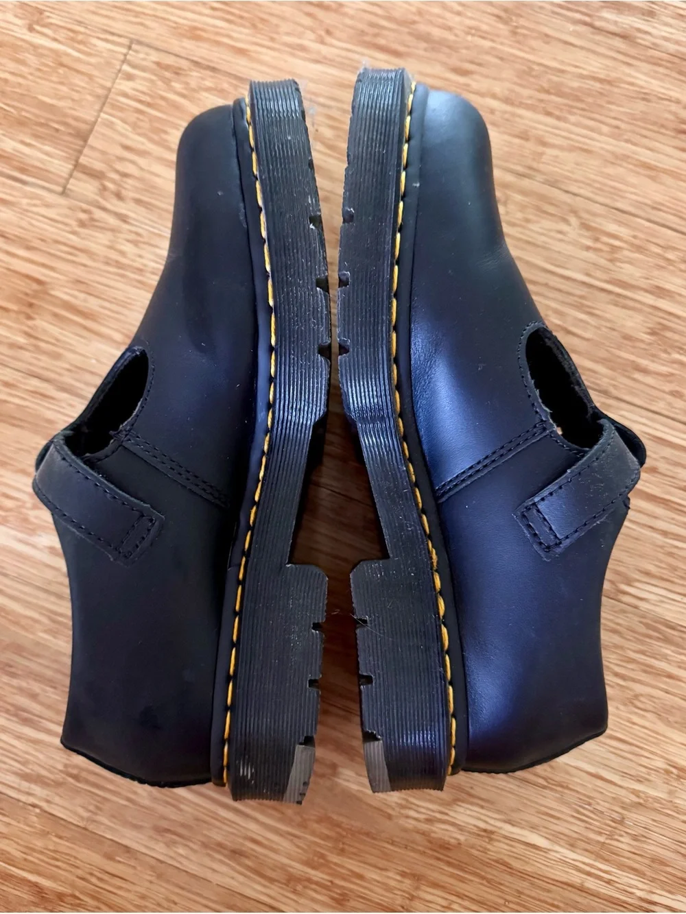 Dr. Martens Women’s Black T-Bar School Shoes 10 - Picture 2 of 3